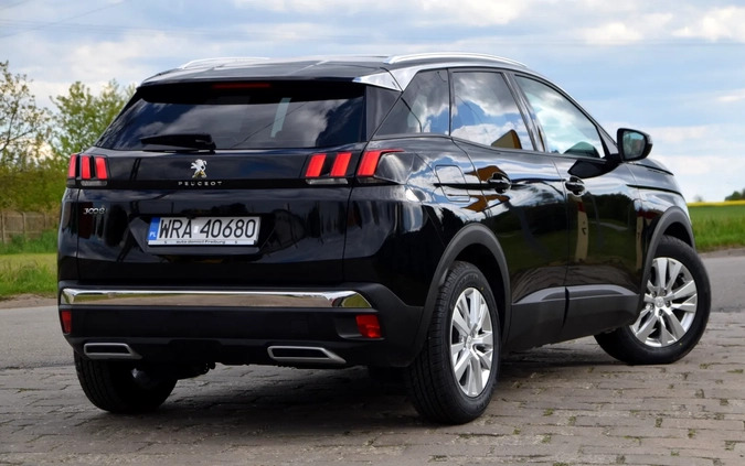 Peugeot 3008 cena 71400 przebieg: 156000, rok produkcji 2019 z Zwierzyniec małe 704